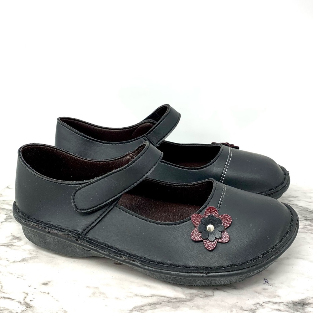 Bonita Flower Embellished Mary Jane Chunky Comfort Platform 7-7.5 Lagenlook